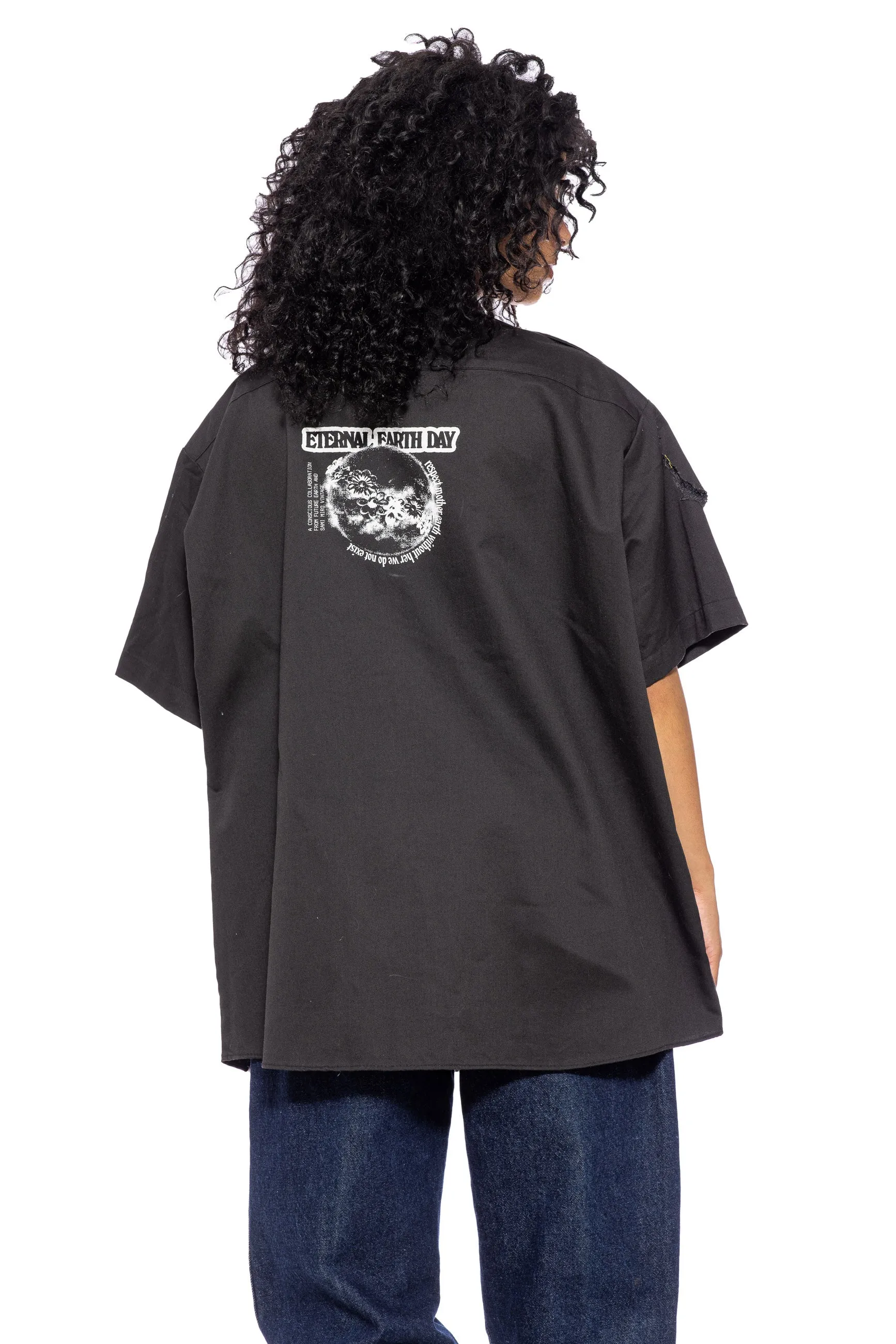 1/1 SMV X FE WORKWEAR SHIRT IN BLACK