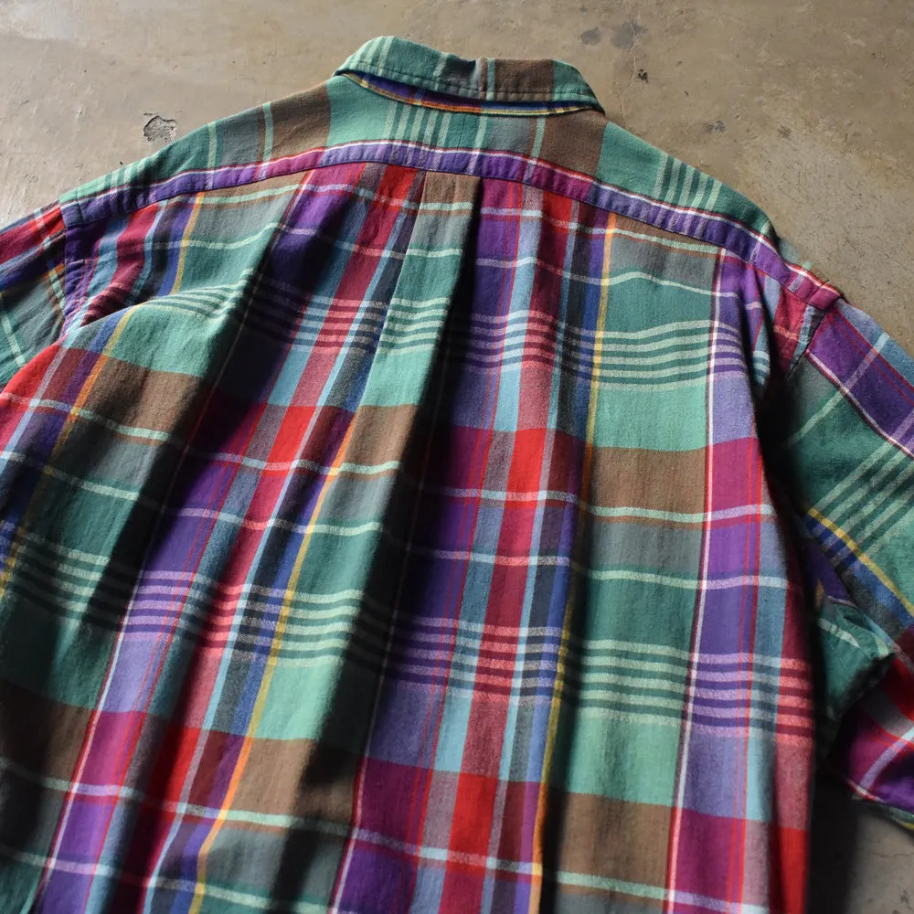 90's Ralph Lauren “BLAKE” チェック ボタンダウンシャツ 240515 S2100