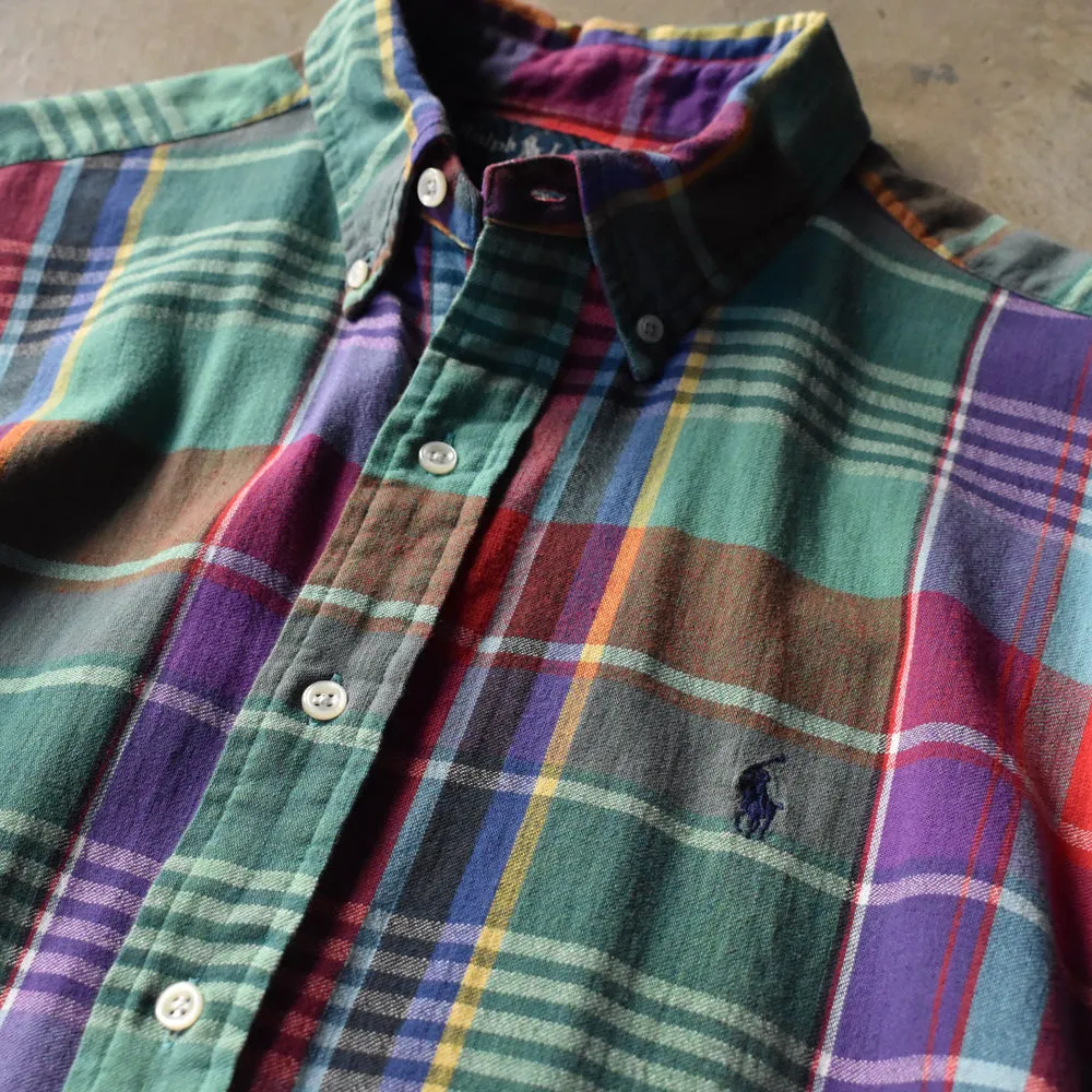 90's Ralph Lauren “BLAKE” チェック ボタンダウンシャツ 240515 S2100