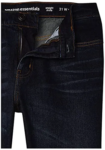 Amazon Essentials Men's Straight-Fit Stretch Jean, Medium Wash, 31W x 30L