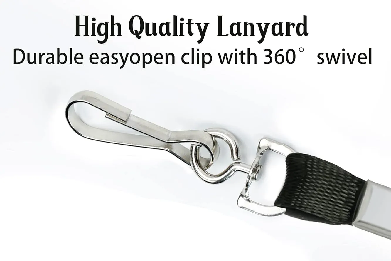 ARMY Black Lanyard for ID Badges - 18 x .4.