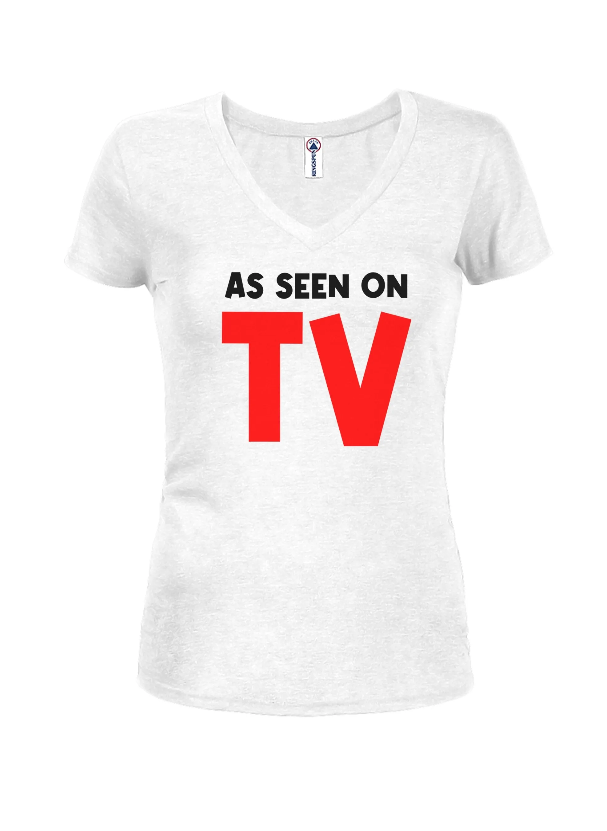 AS SEEN ON TV Juniors V Neck T-Shirt