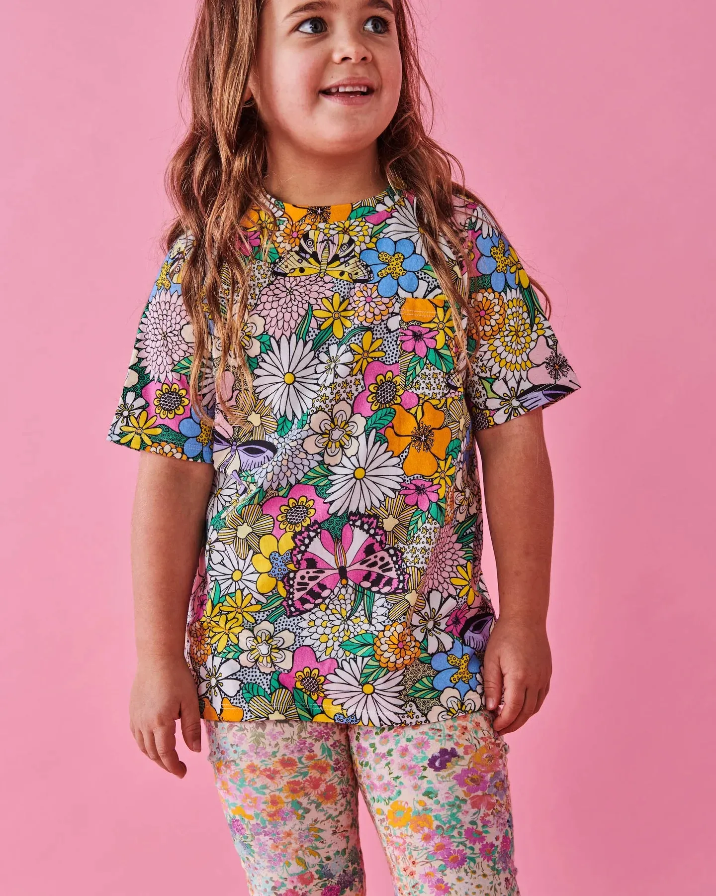 Bliss Floral Organic Cotton T’shirt