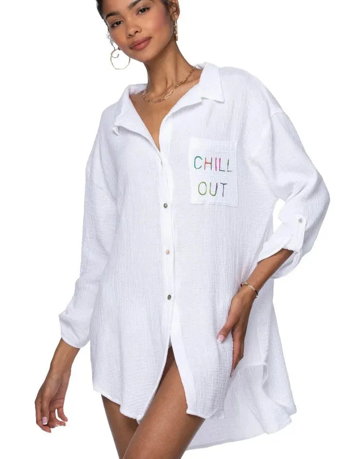 Chill Out Button Up