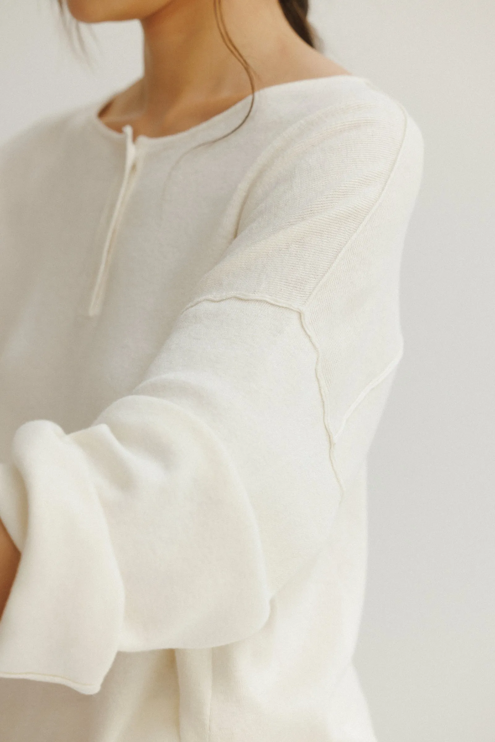 College Henley Top -- Organic Cotton • Linen