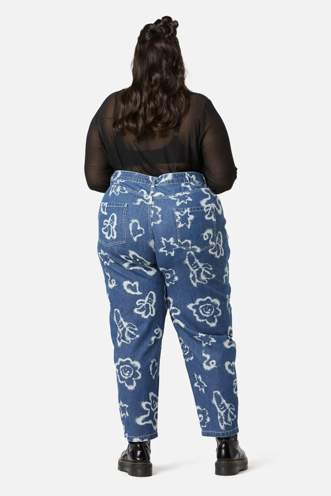 Curve White Out Denim Jeans