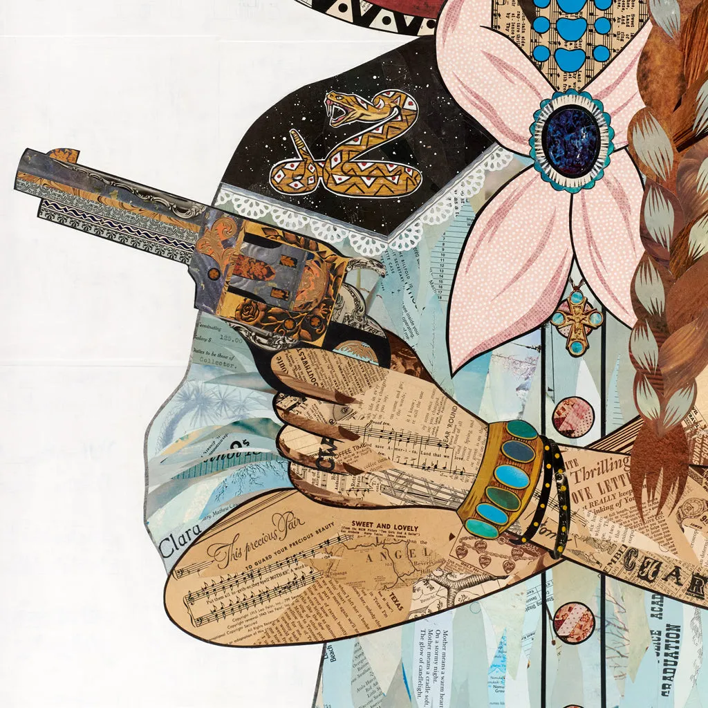 CUSTOM VAQUERA SUDOESTE original paper collage