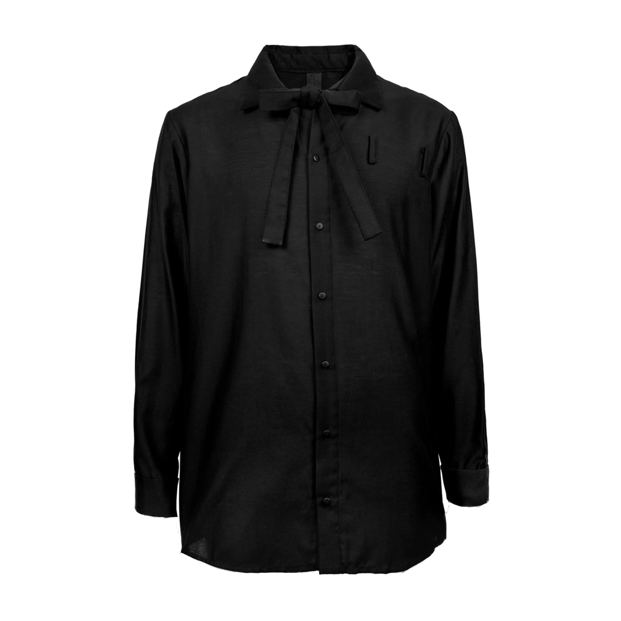 Deconstructed Collar Tie Shirt