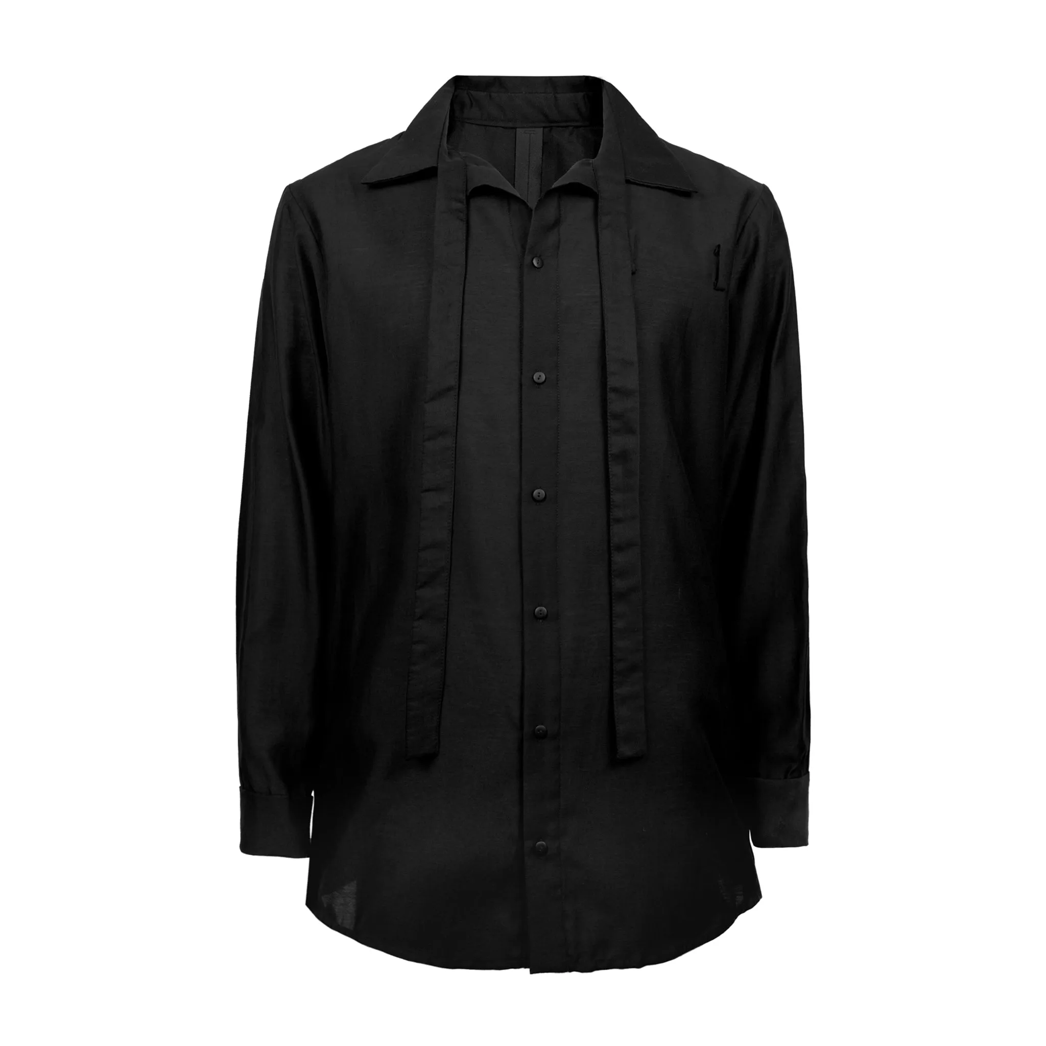 Deconstructed Collar Tie Shirt