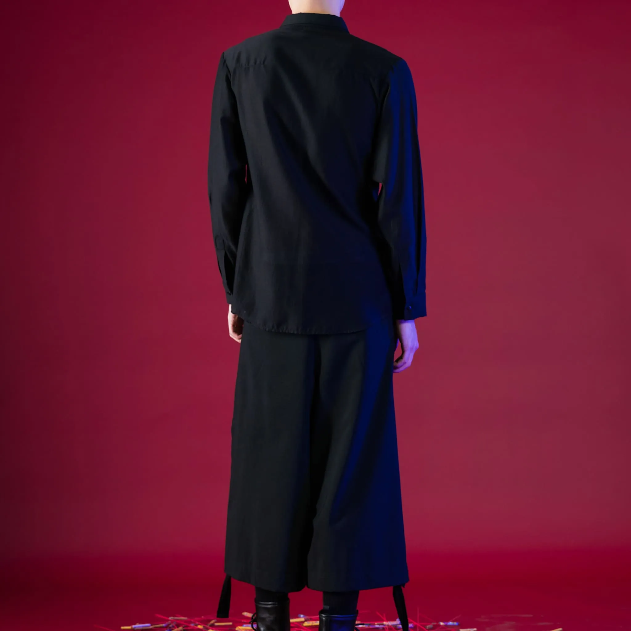 Deconstructed Twisted-Corset Shirt