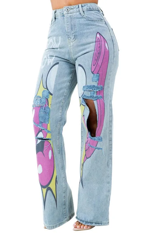 Denim pants