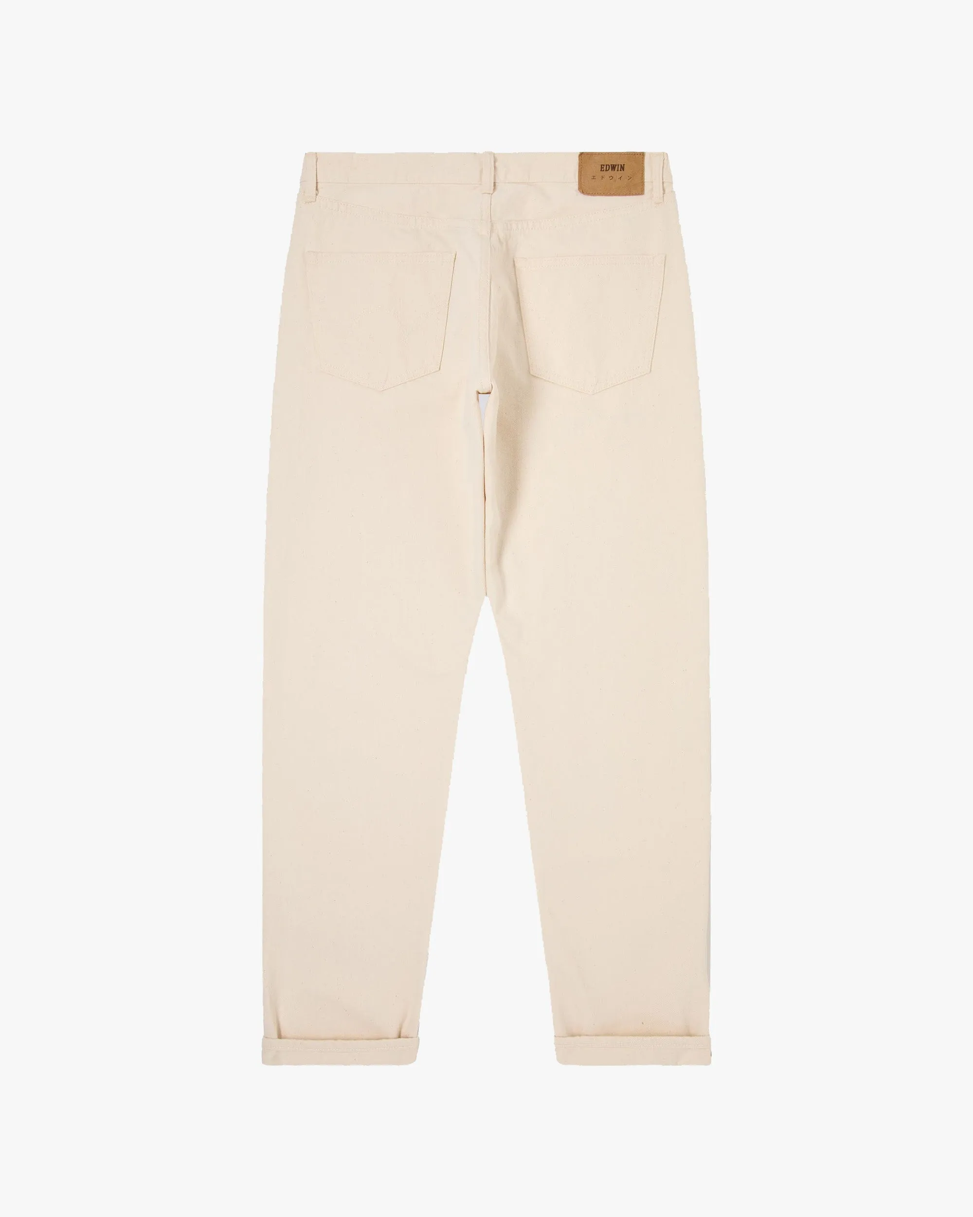 Edwin Made In Japan Regular Tapered Mens Jeans - 13oz Nihon Menpu Natural Red Selvage Denim / Rinsed