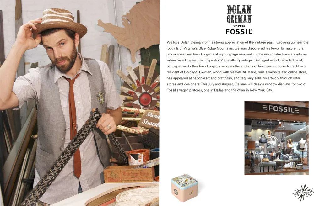 Fossil Long Live Vintage Campaign