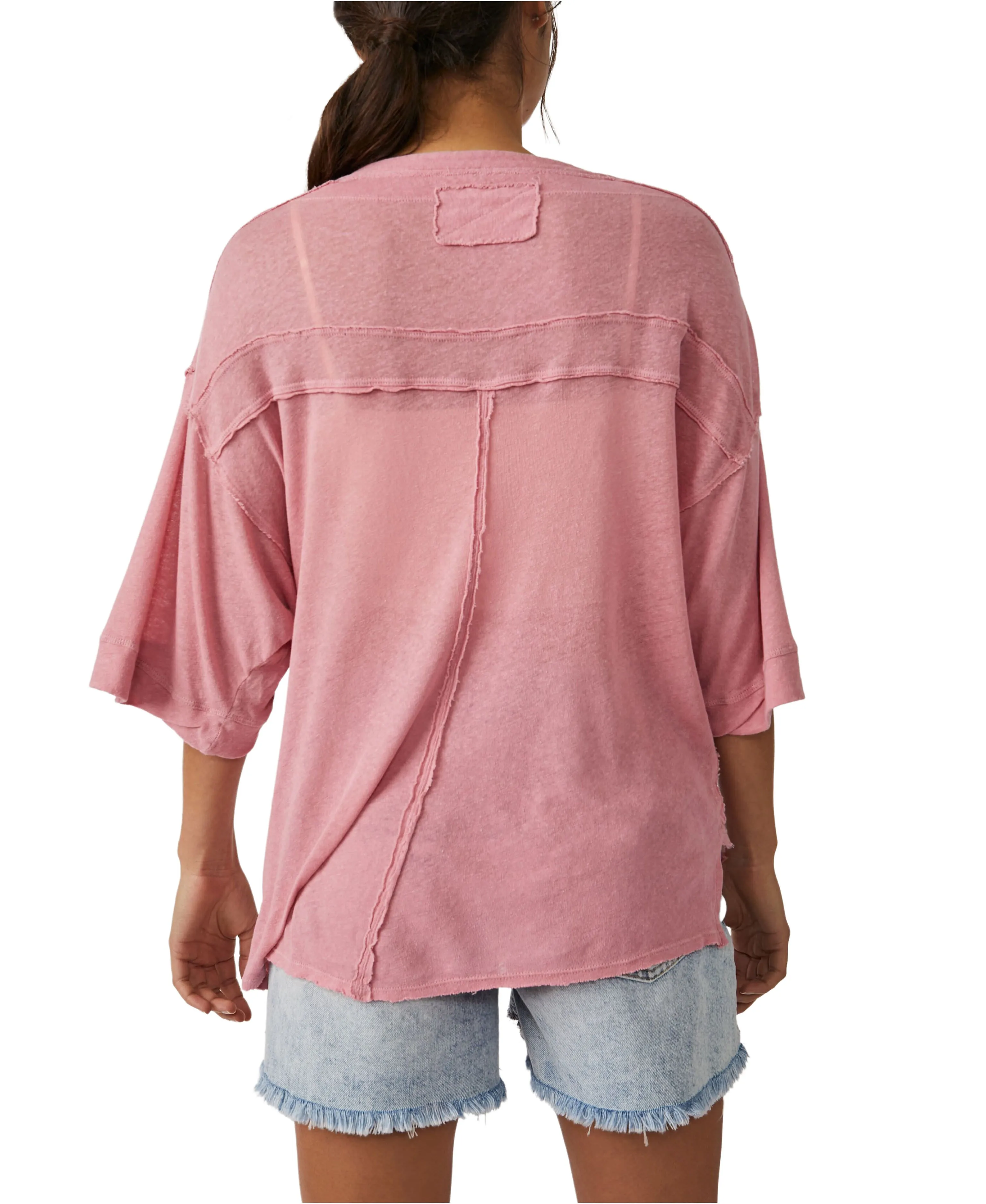 Free People Care FP Maribell Henley Top