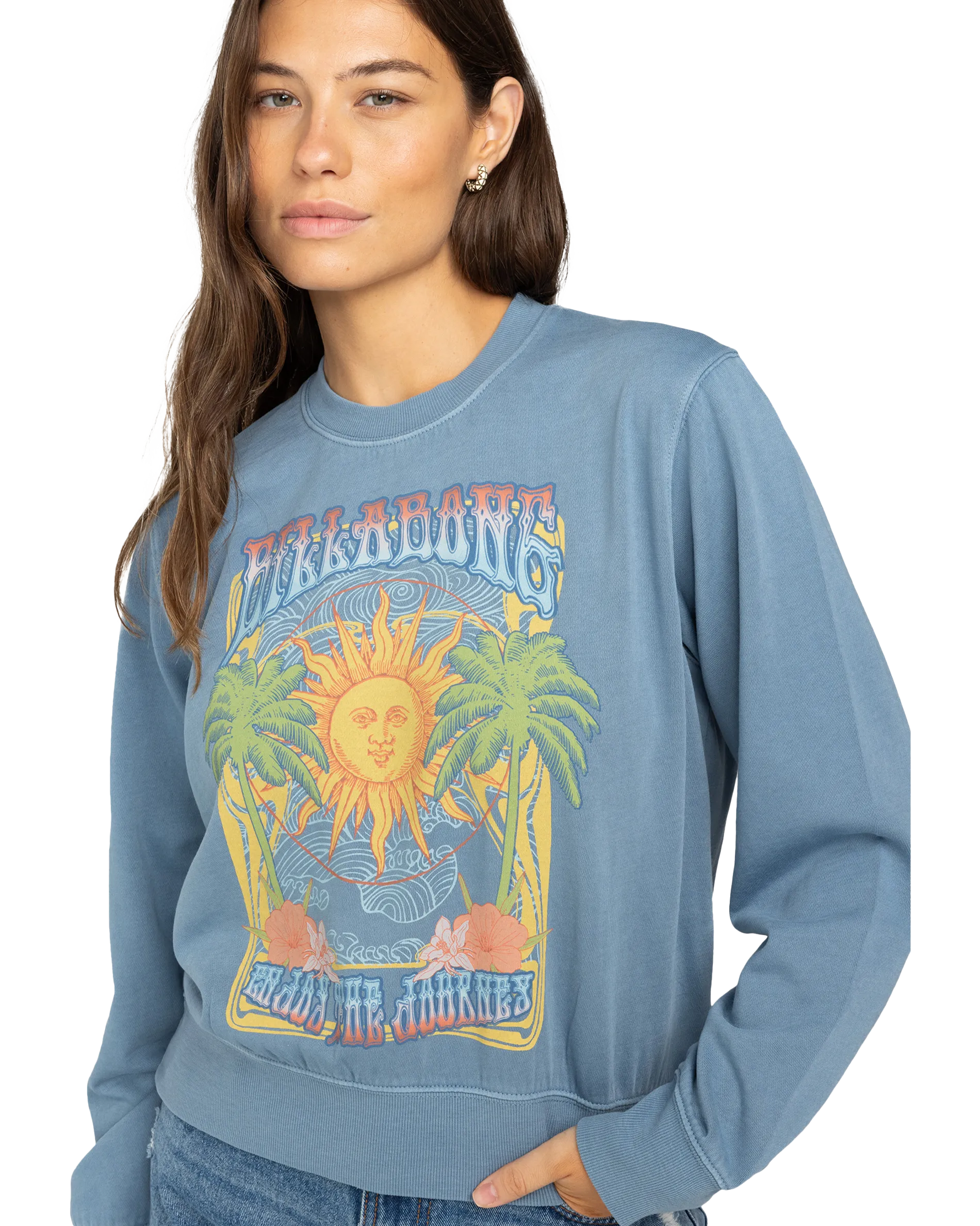 From Paradise Sweatshirt in Blue Shadow