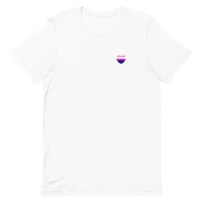 Gender-Fluid Small Heart Flag T-Shirt