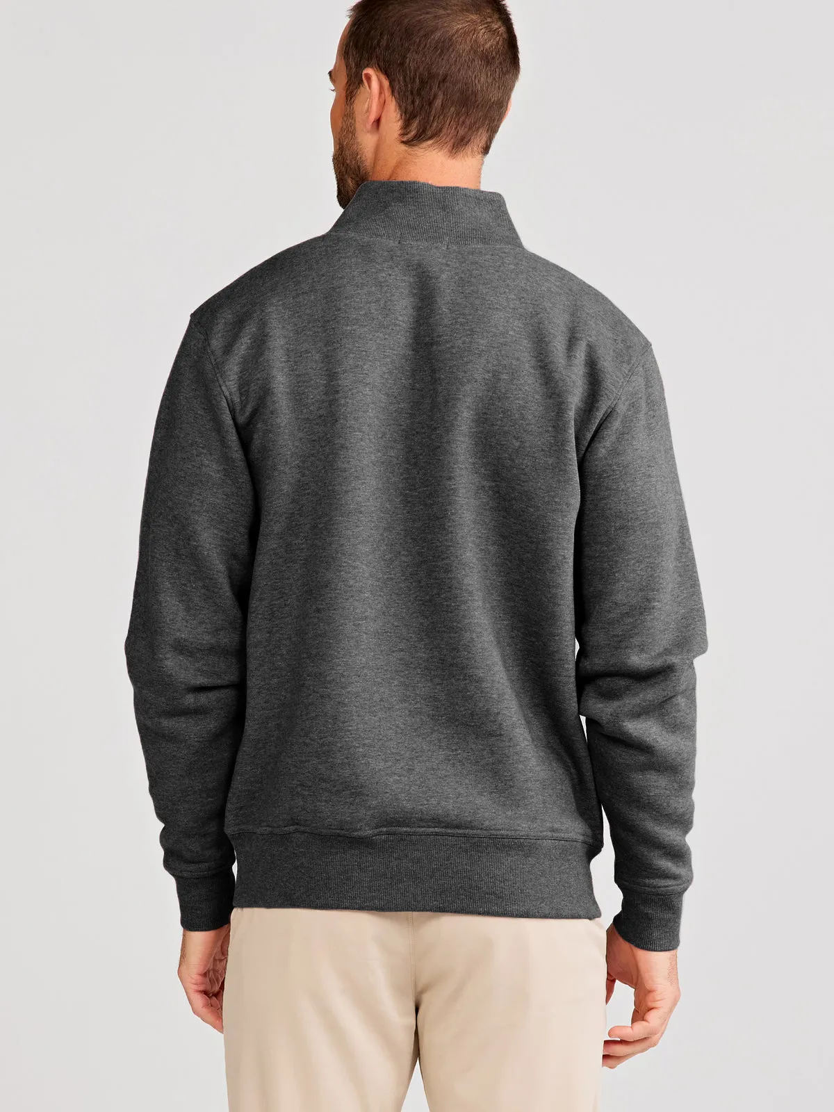 Hudson Fleece Henley Pullover Sweatshirt
