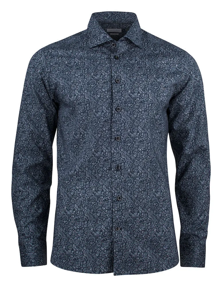 Indigo Bow 37 Poplin Easy Care