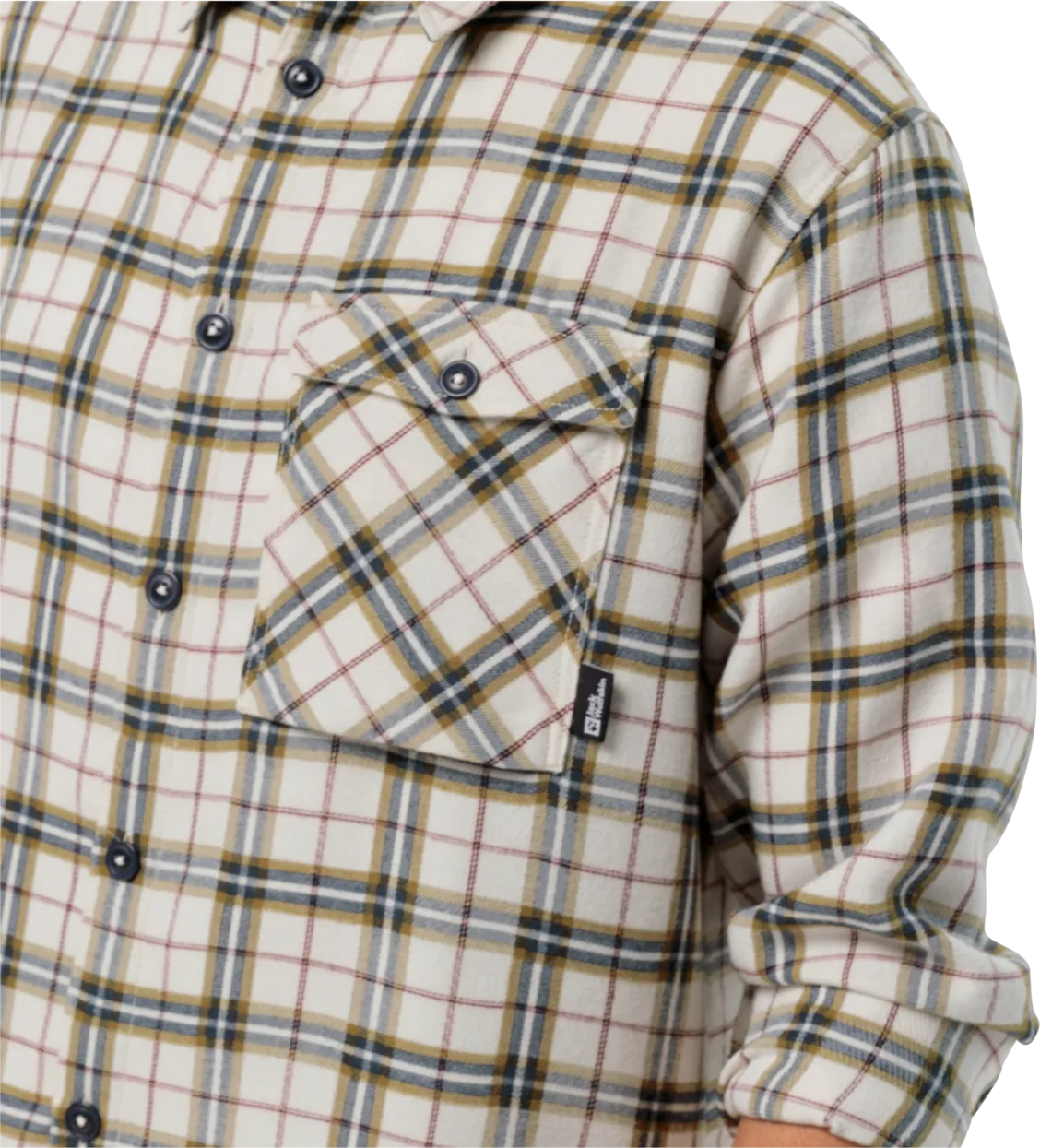 Jack Wolfskin Men&#x27;s Morgenluft Shirt Cotton White 41 | Buy Jack Wolfskin Men&#x27;s Morgenluft Shirt Cotton White 41 here | Outnorth