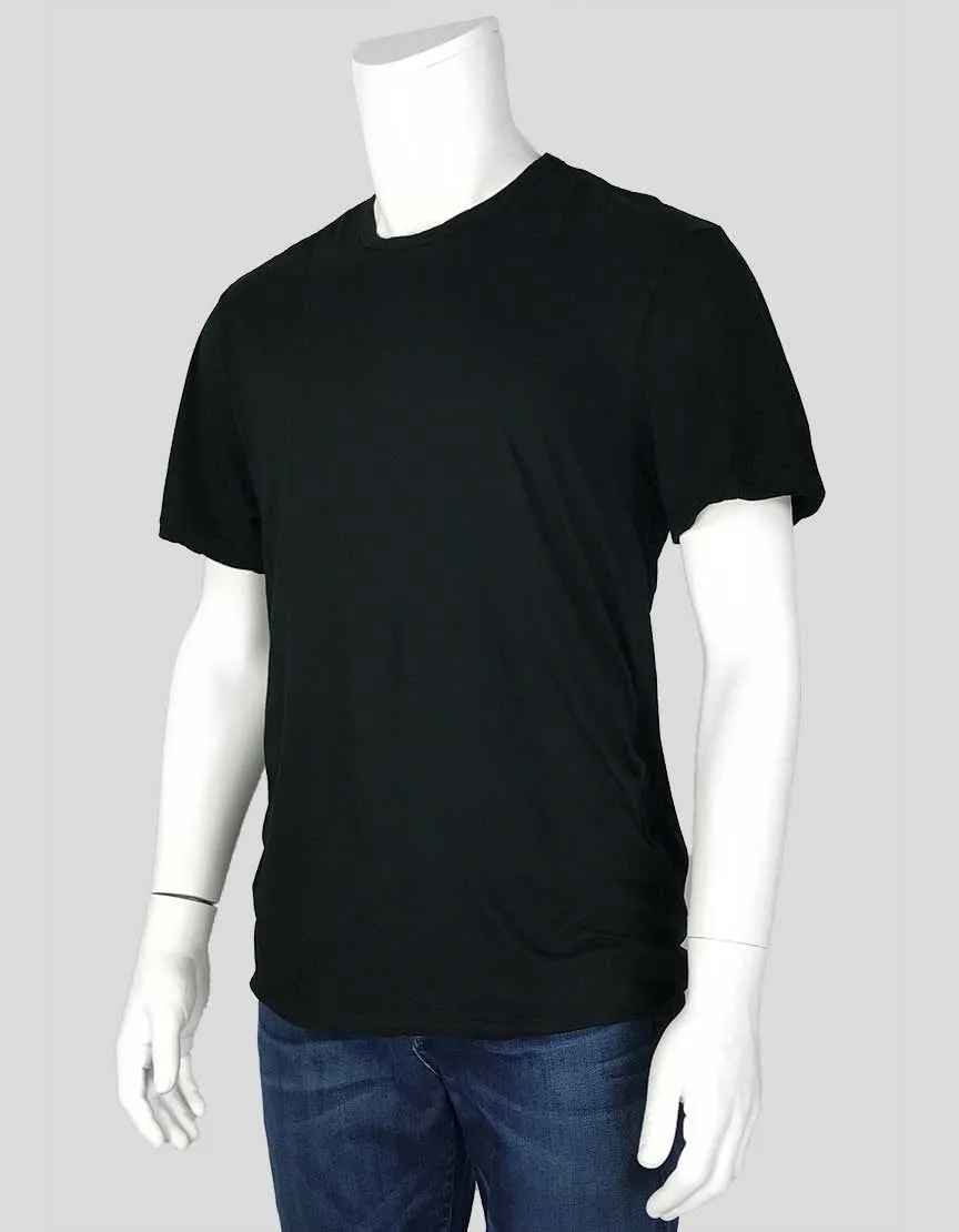 James Perse Standard Short Sleeve Black T Shirt Size 3