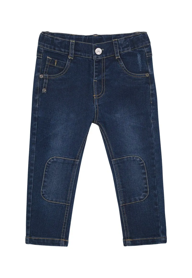 Jeans Deck Jr. Bebé Denim azul Black and Blue