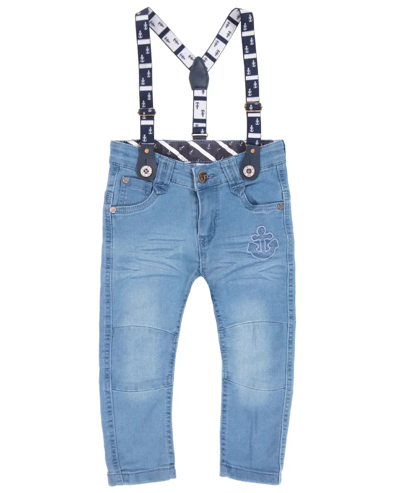Jeans Tonny Bebé Denim celeste Black and Blue