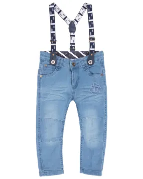Jeans Tonny Bebé Denim celeste Black and Blue