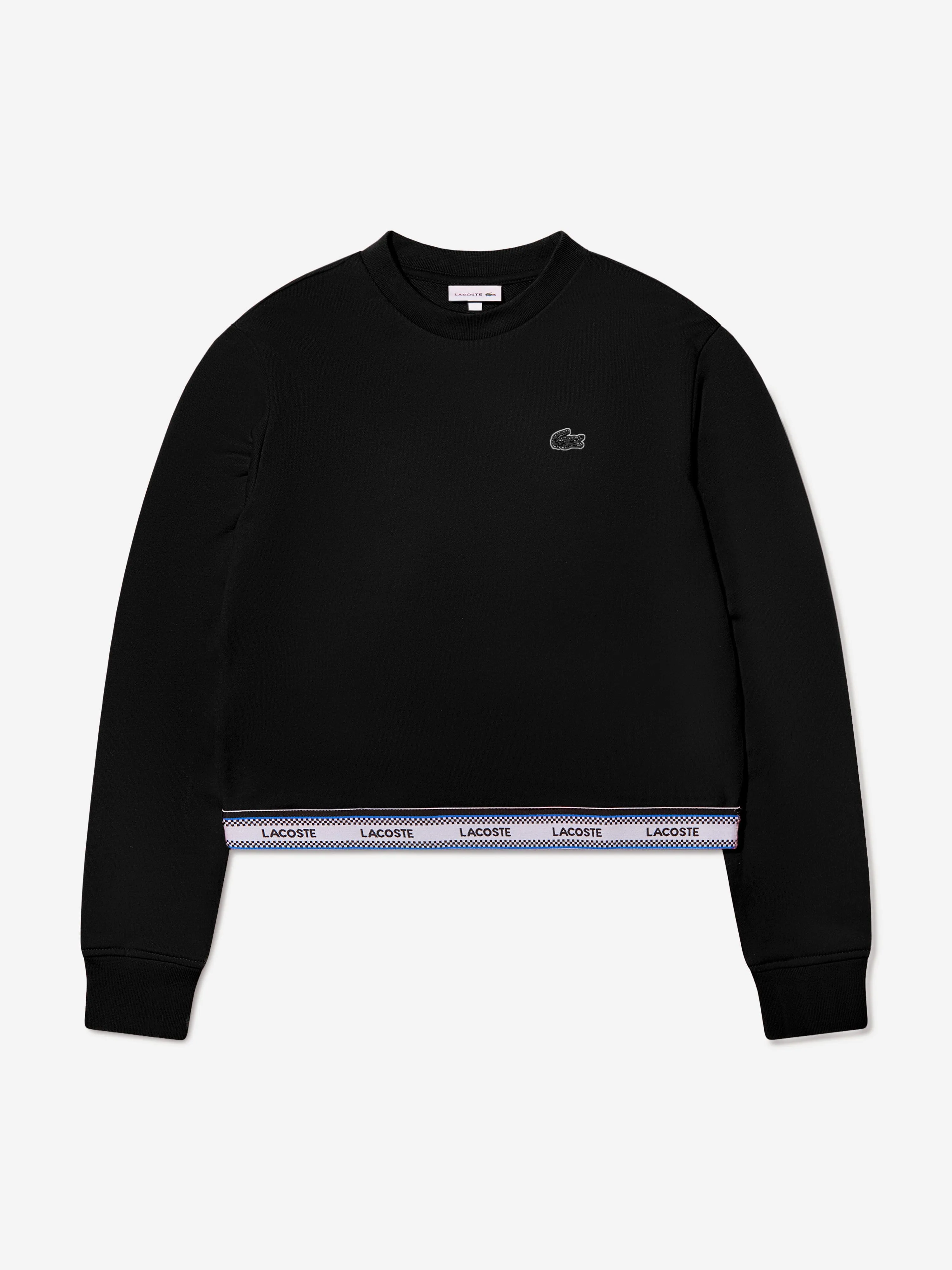 Lacoste Girls Cropped Logo Sweatshirt