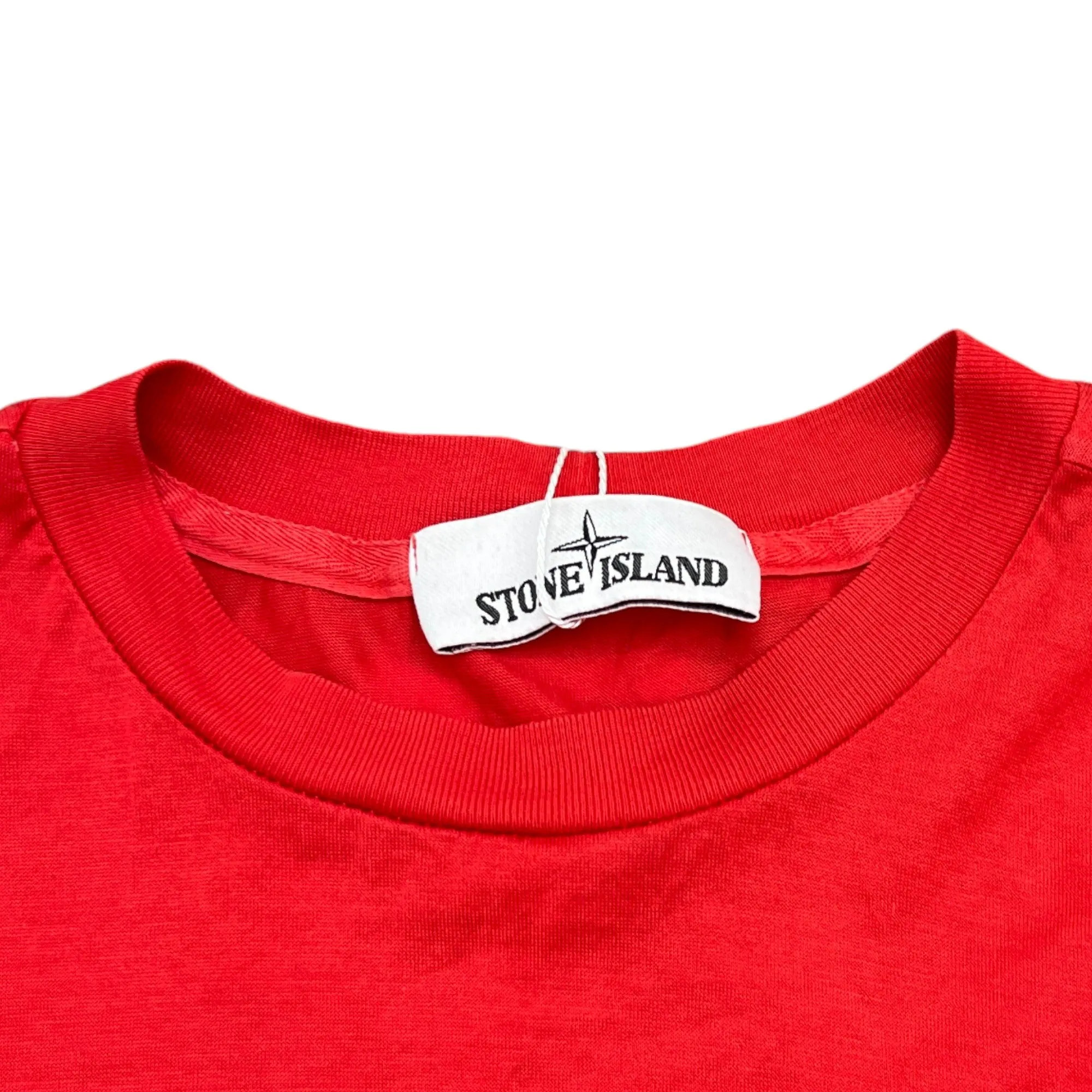 Men's Compass Logo T-Shirt Red Size M