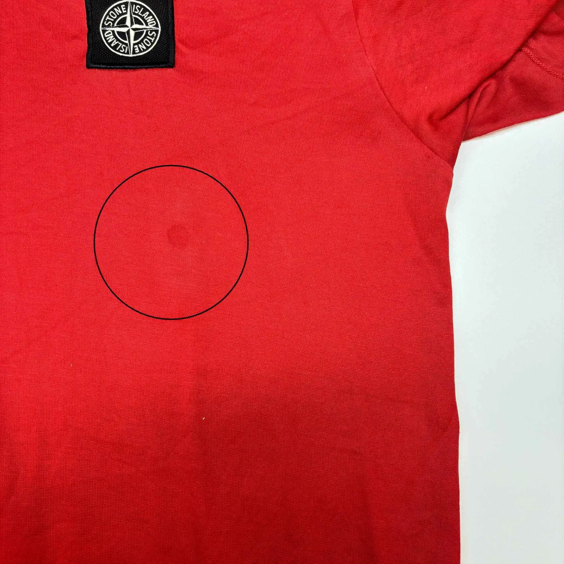 Men's Compass Logo T-Shirt Red Size M