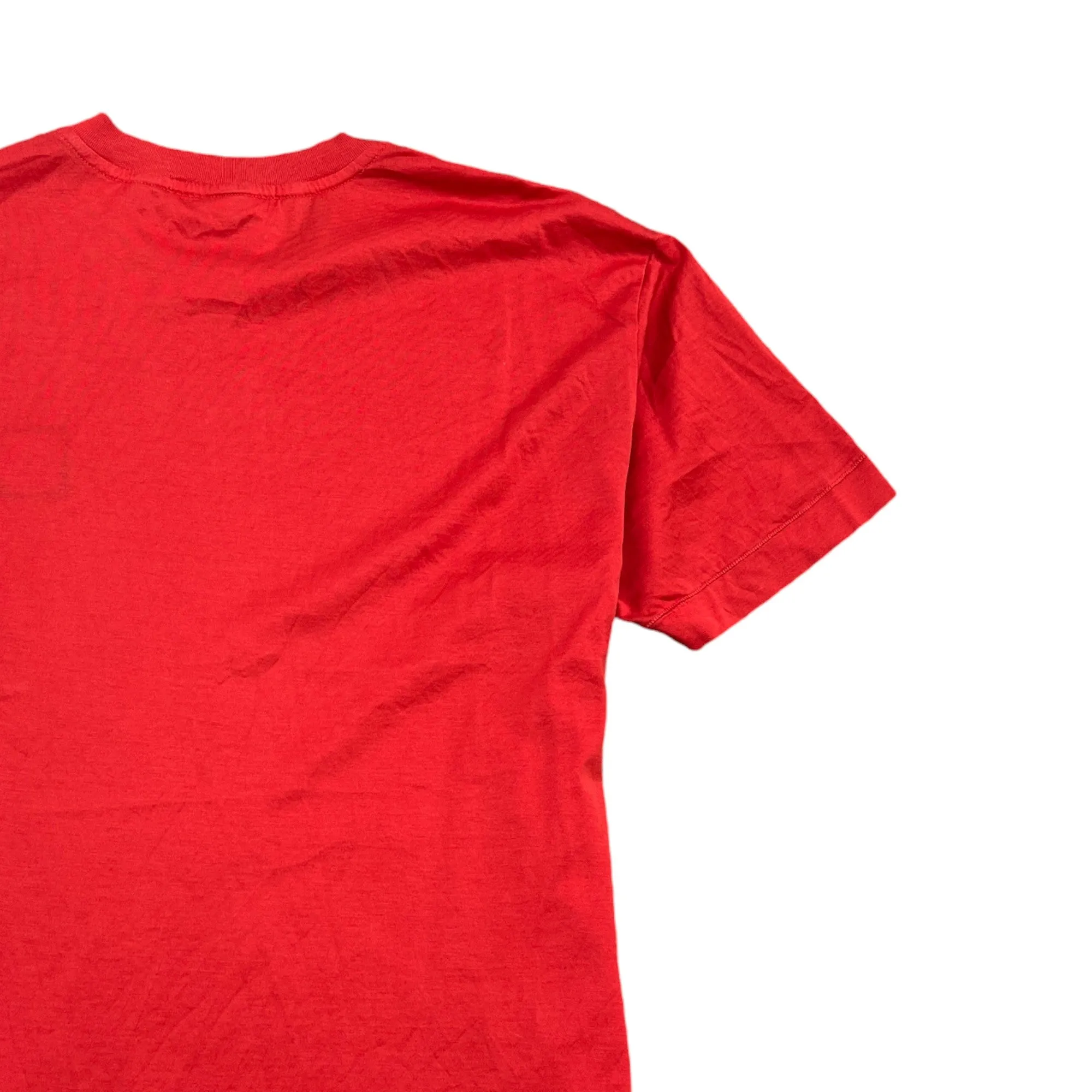 Men's Compass Logo T-Shirt Red Size M