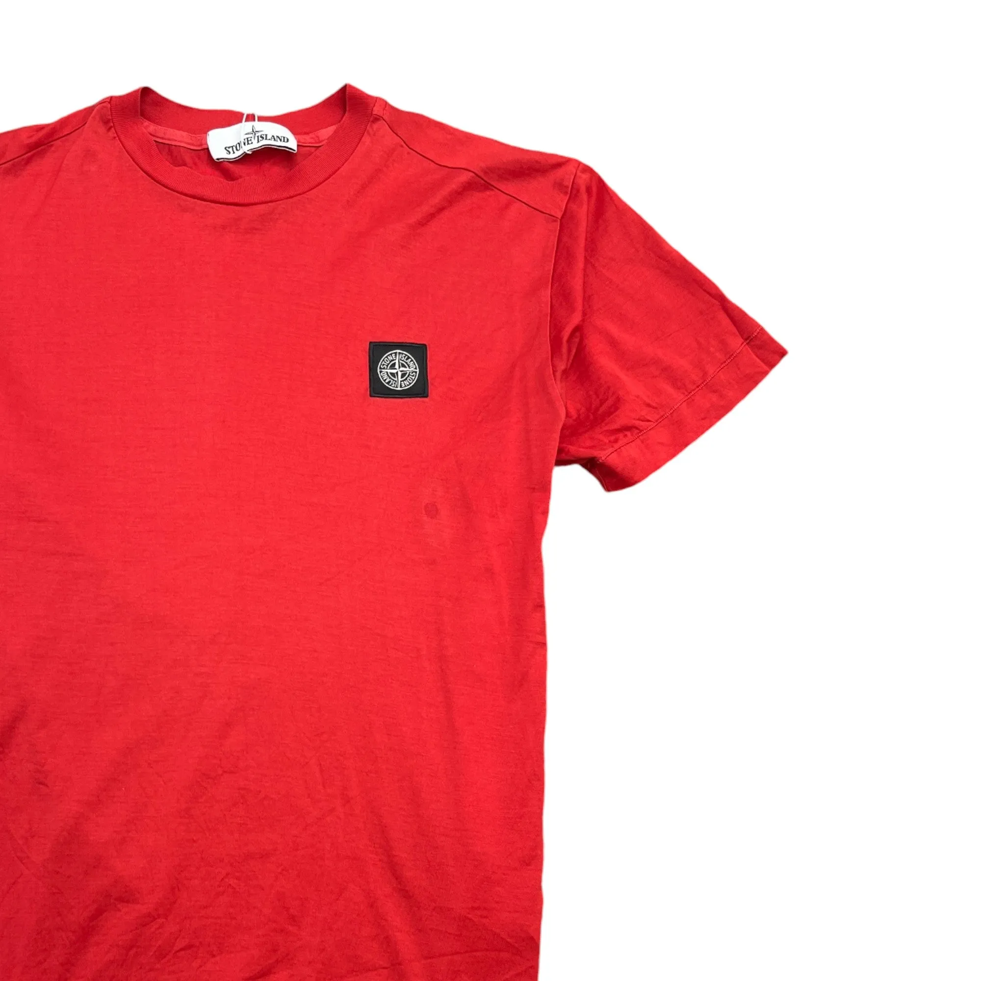 Men's Compass Logo T-Shirt Red Size M