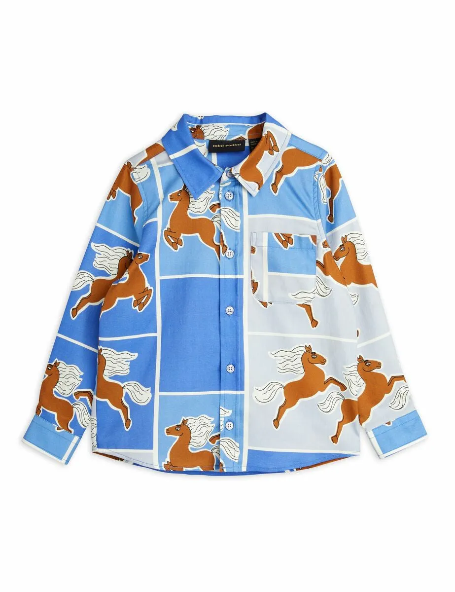 Mini Rodini Horses Woven Shirt
