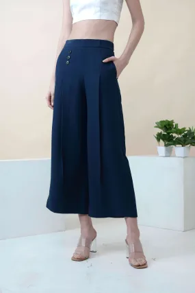 Navy blue super flared pants