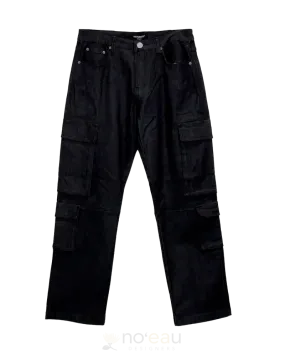 NOEAU - Baggy Fit Denim Jeans Black Pant