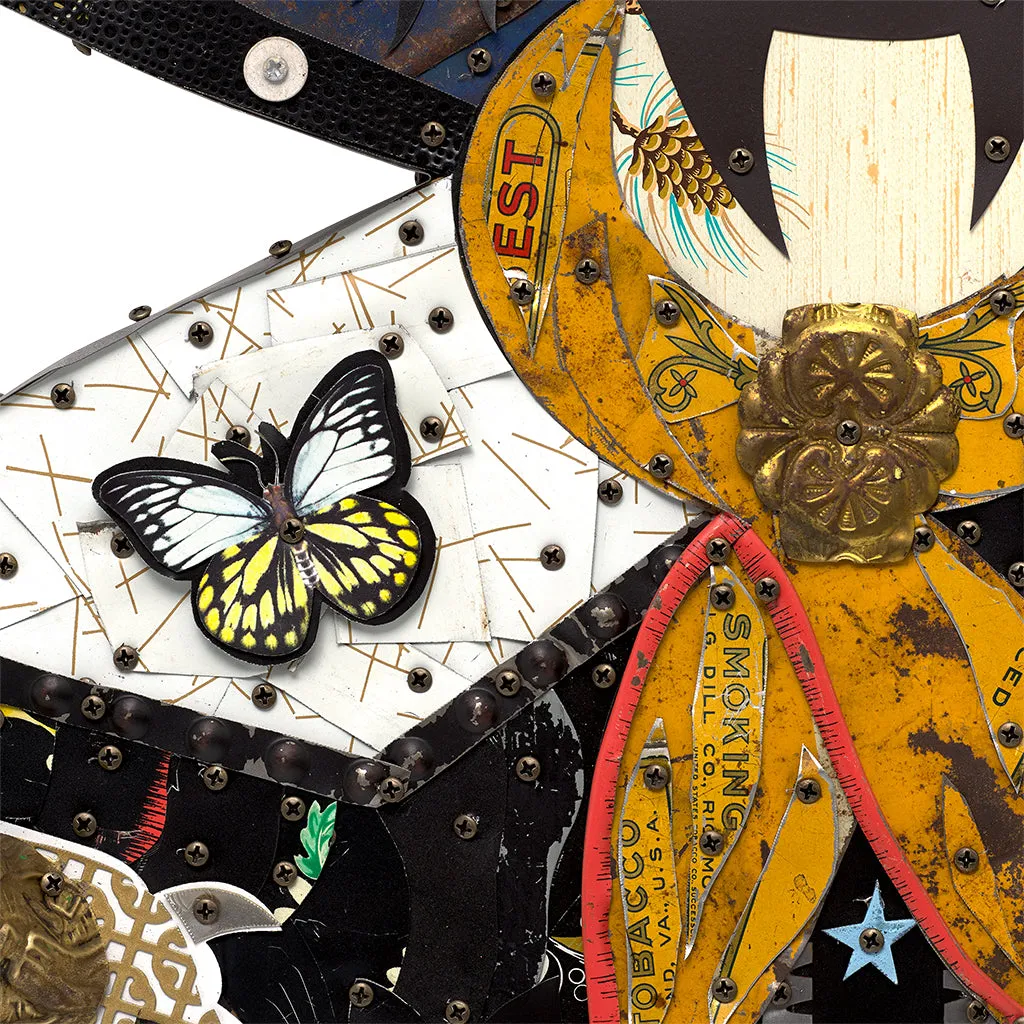 NORTH STAR original metal wall sculpture