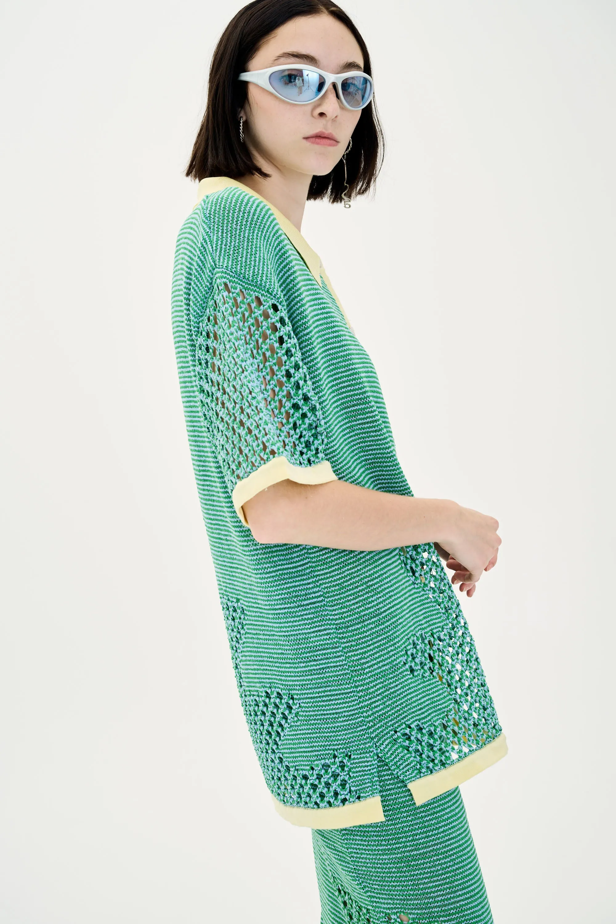 OLIVIA CROCHET OVERSIZED SHIRT