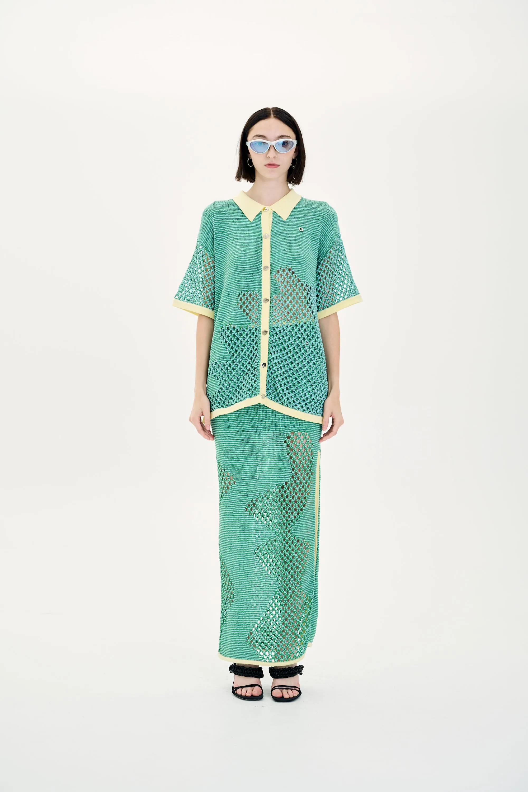 OLIVIA CROCHET OVERSIZED SHIRT