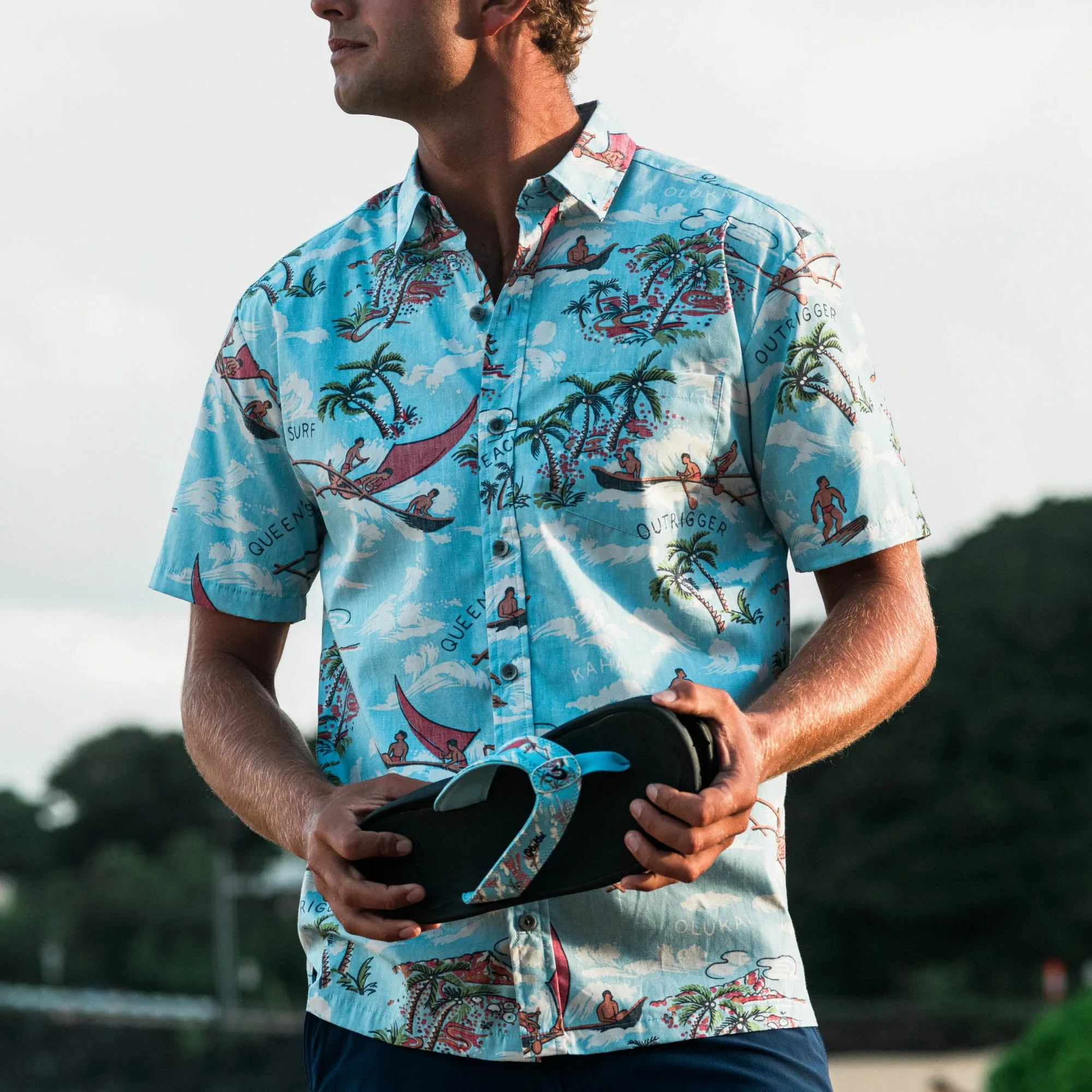 OluKai x Kahala Aloha Shirt