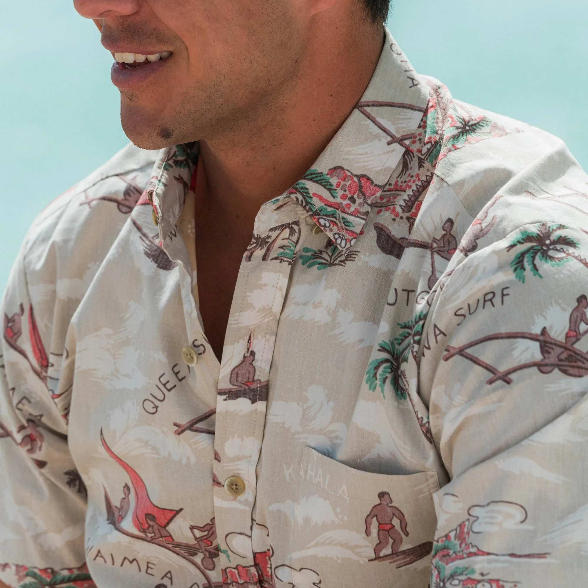OluKai x Kahala Aloha Shirt