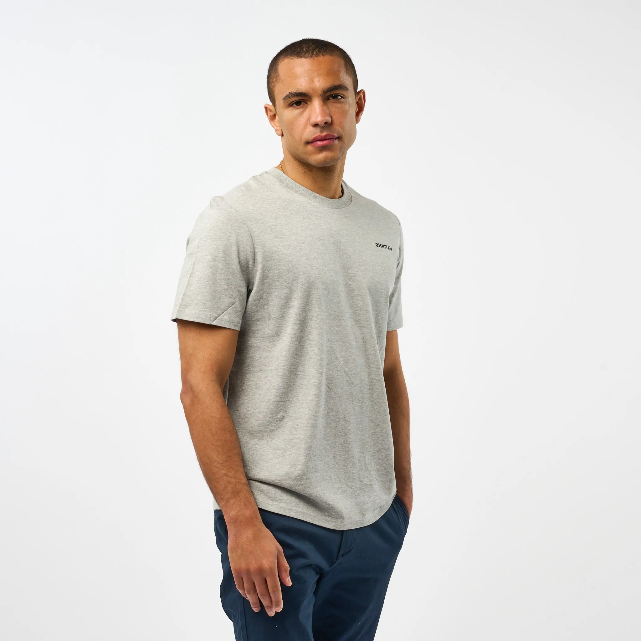 Omnitau Men's Muir Organic Cotton T-Shirt - Heather Grey