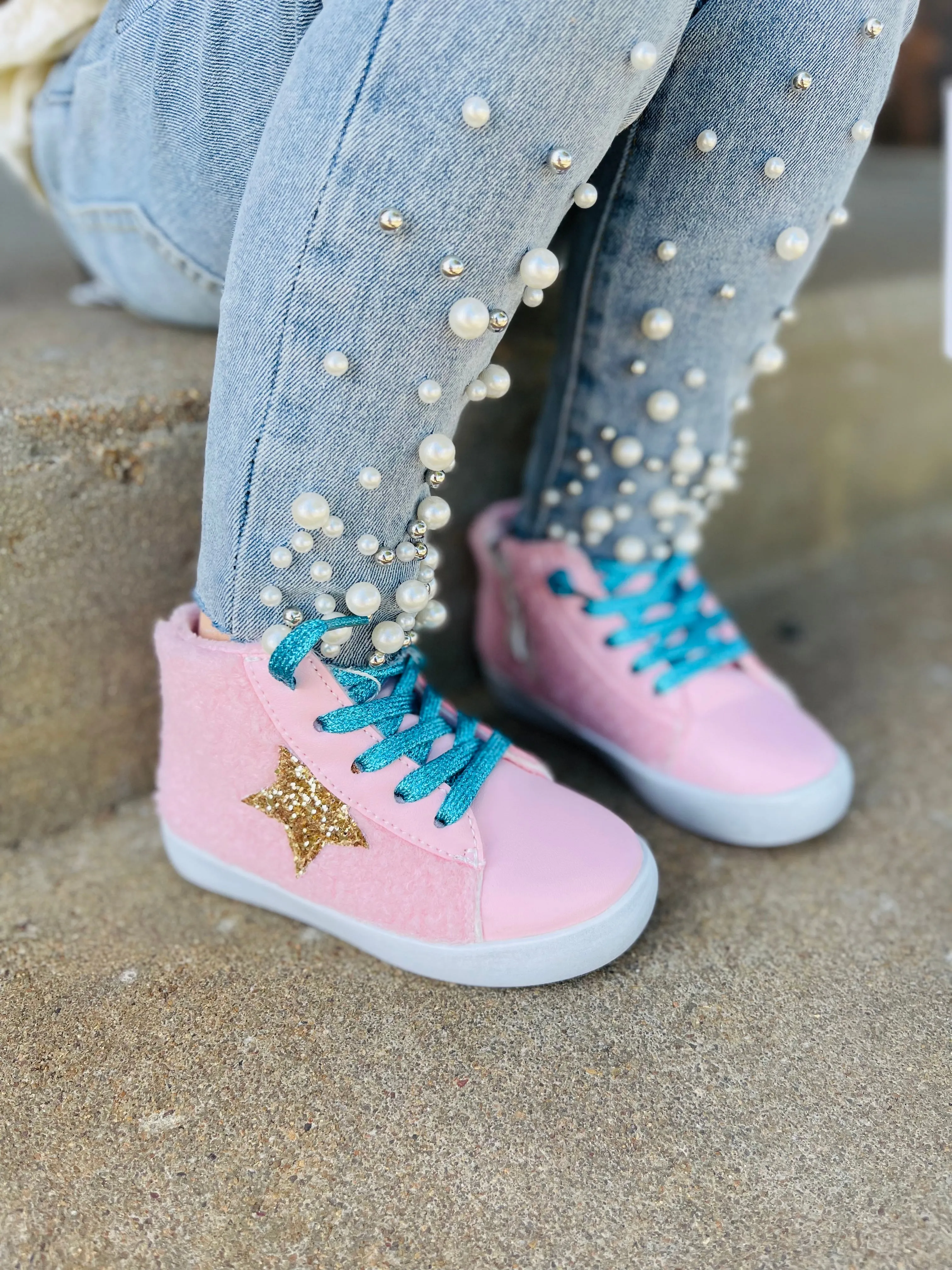 Pearl Hem Skinny Jeans