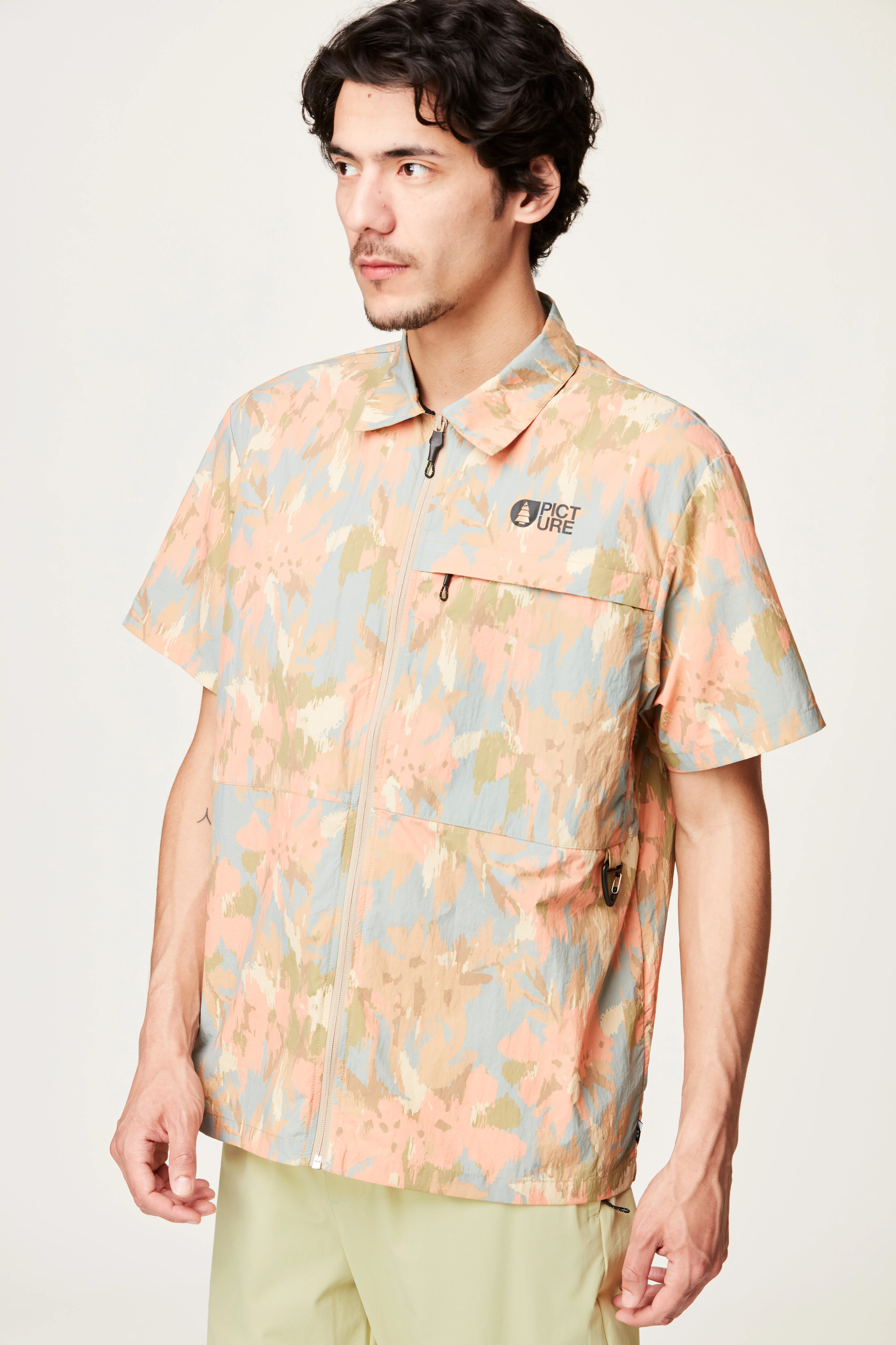 Picture Organic Clothing Men&#x27;s Sunnydia Printed Shirt Eden Garden | Buy Picture Organic Clothing Men&#x27;s Sunnydia Printed Shirt Eden Garden here | Outnorth