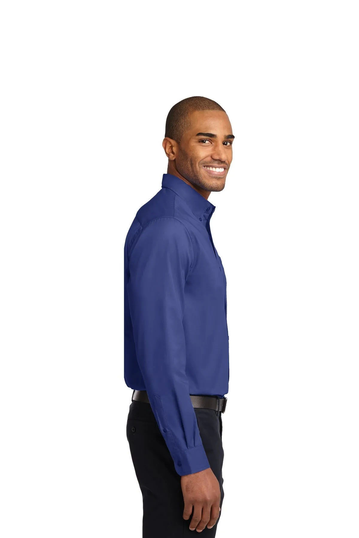Port Authority Extended Size Easy Care Custom Shirts, Mediterranean Blue