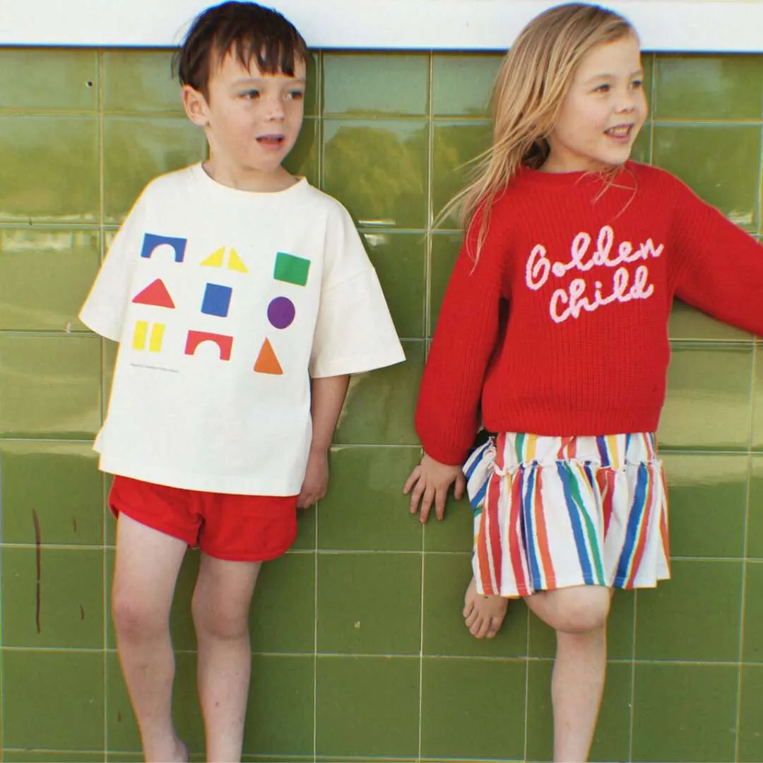 Primary Colours Short Sleeve Children's T-shirt