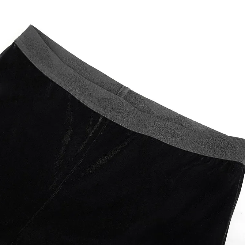 PT15201 daily life sexy women Gothic mesh flared trousers with side tie