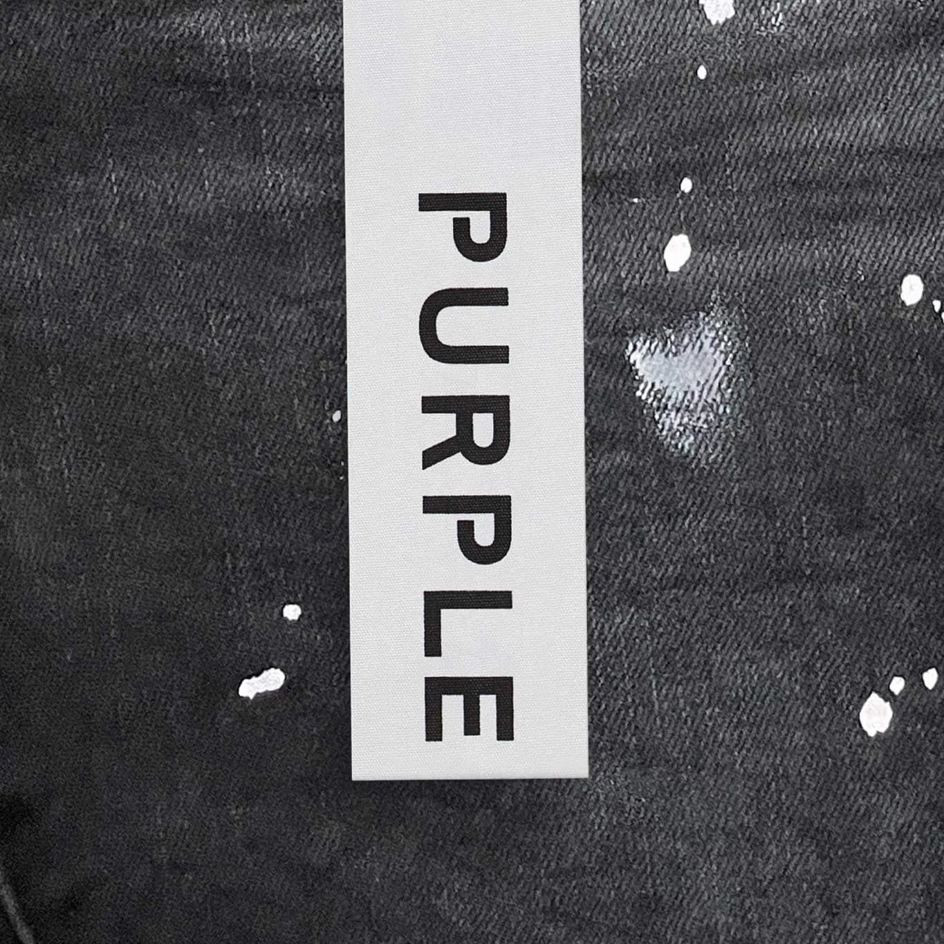 Purple Brand P001 Resin Knee Slit Jean