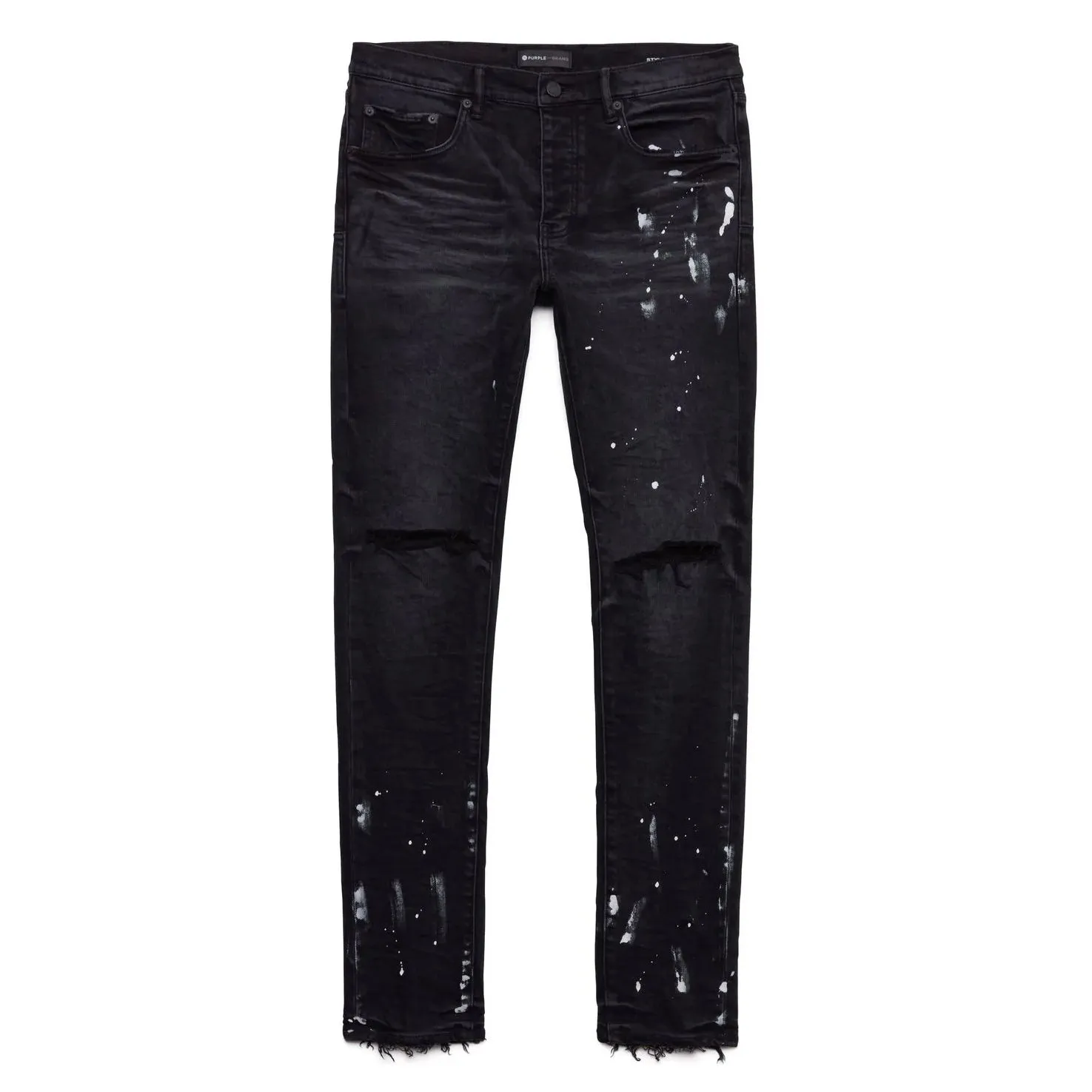 Purple Brand P001 Resin Knee Slit Jean