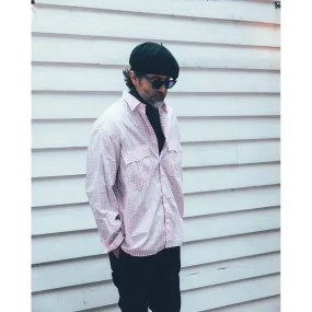 "KYOTO EXCLUSIVE" ROLL UP GINGHAM CHECK SHIRT -SAKURA-
