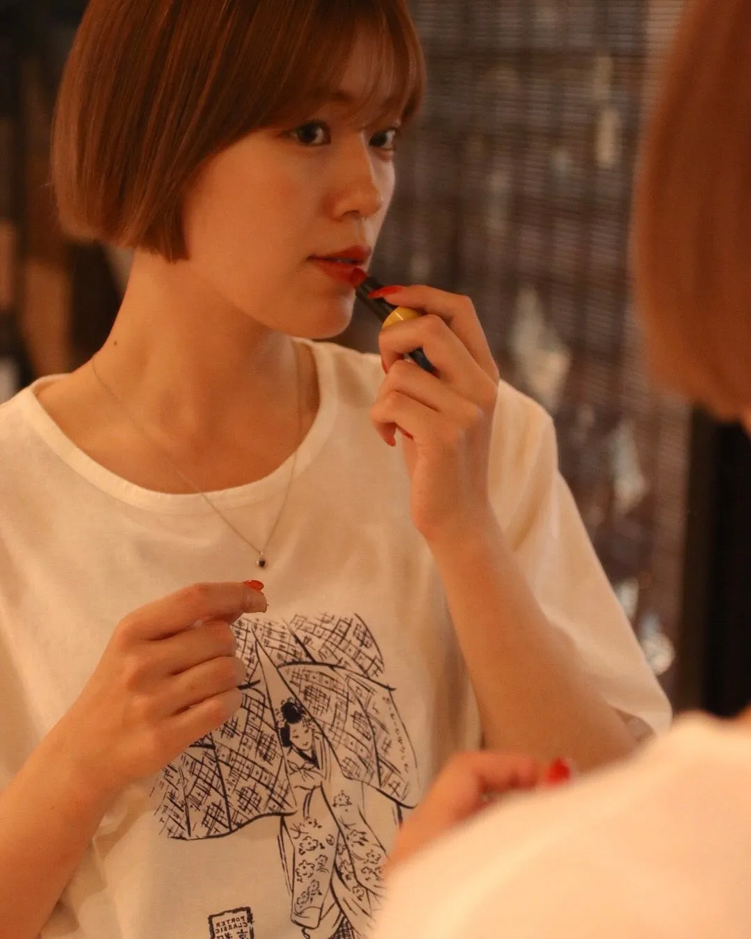 "KYOTO EXCLUSIVE" SUMMER T-SHIRT WHITE -MAIKO-